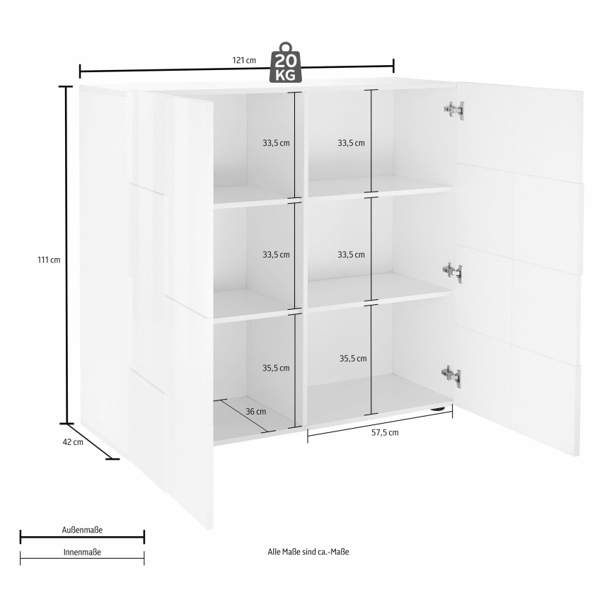 Komoda SERIAN antracyt