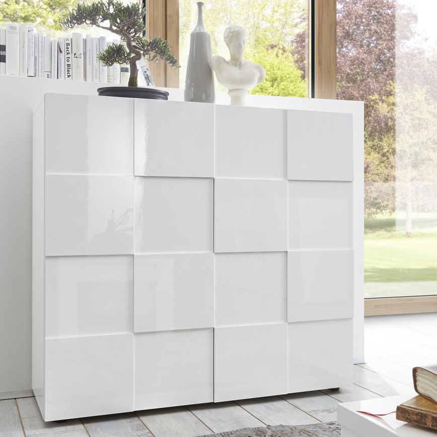 Komoda SERIAN biała