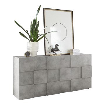 Komoda SERIAN szary beton