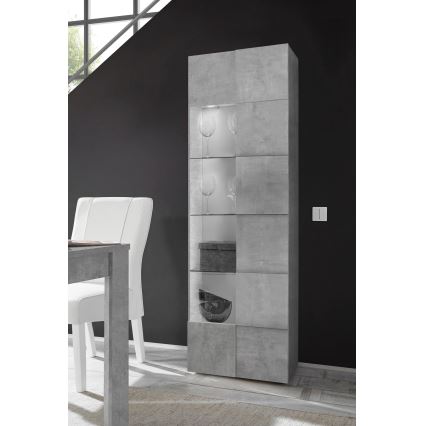 Komoda SERIAN szary beton