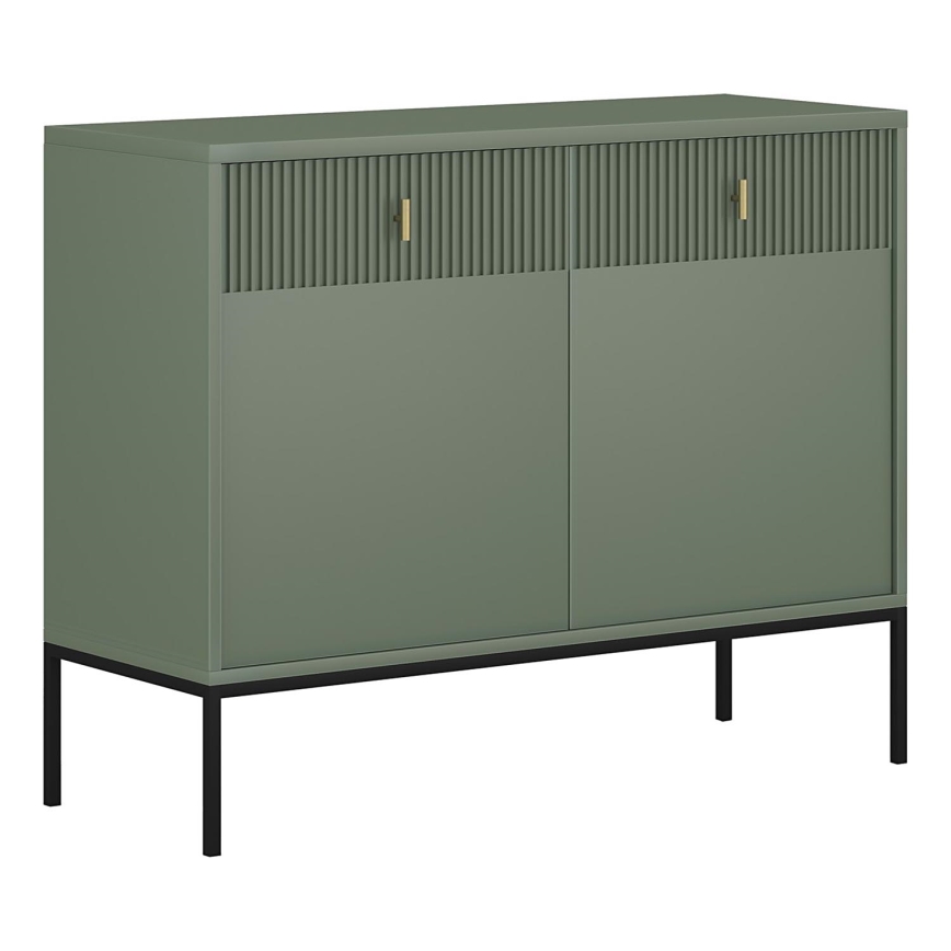 Komoda SUE zielona/czarna