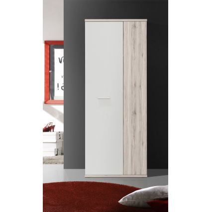 Komoda/Szafka na buty SIMO biała/taupe