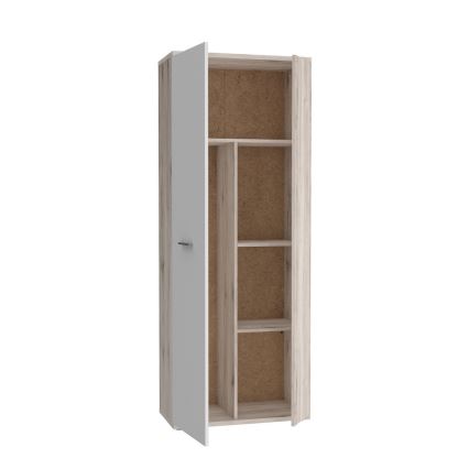 Komoda/Szafka na buty SIMO biała/taupe