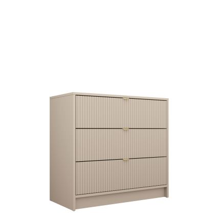 Komoda TIRENO 80x75 cm beżowa