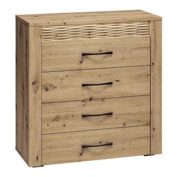 Komoda VANCO 94x92 cm dąb artisan