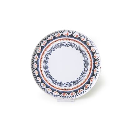 Komplet obiadowy 24 części, wielobarwny/kamionka