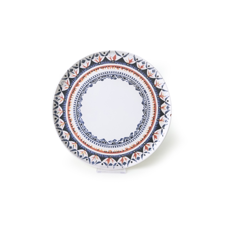 Komplet obiadowy 24 części, wielobarwny/kamionka