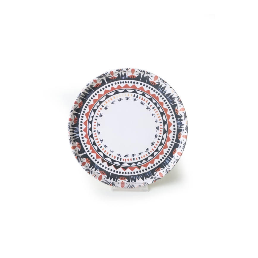 Komplet obiadowy 24 części, wielobarwny/kamionka