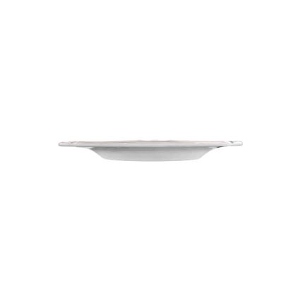 Komplet obiadowy 53-częściowy, biały/srebrny, porcelana