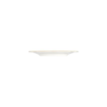 Komplet zastawy stołowej 53 części biały/złoty/porcelana