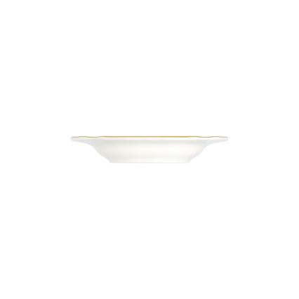 Komplet zastawy stołowej 53 części biały/złoty/porcelana