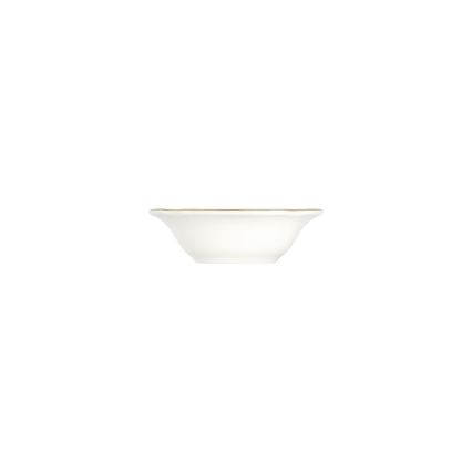 Komplet zastawy stołowej 53 części biały/złoty/porcelana