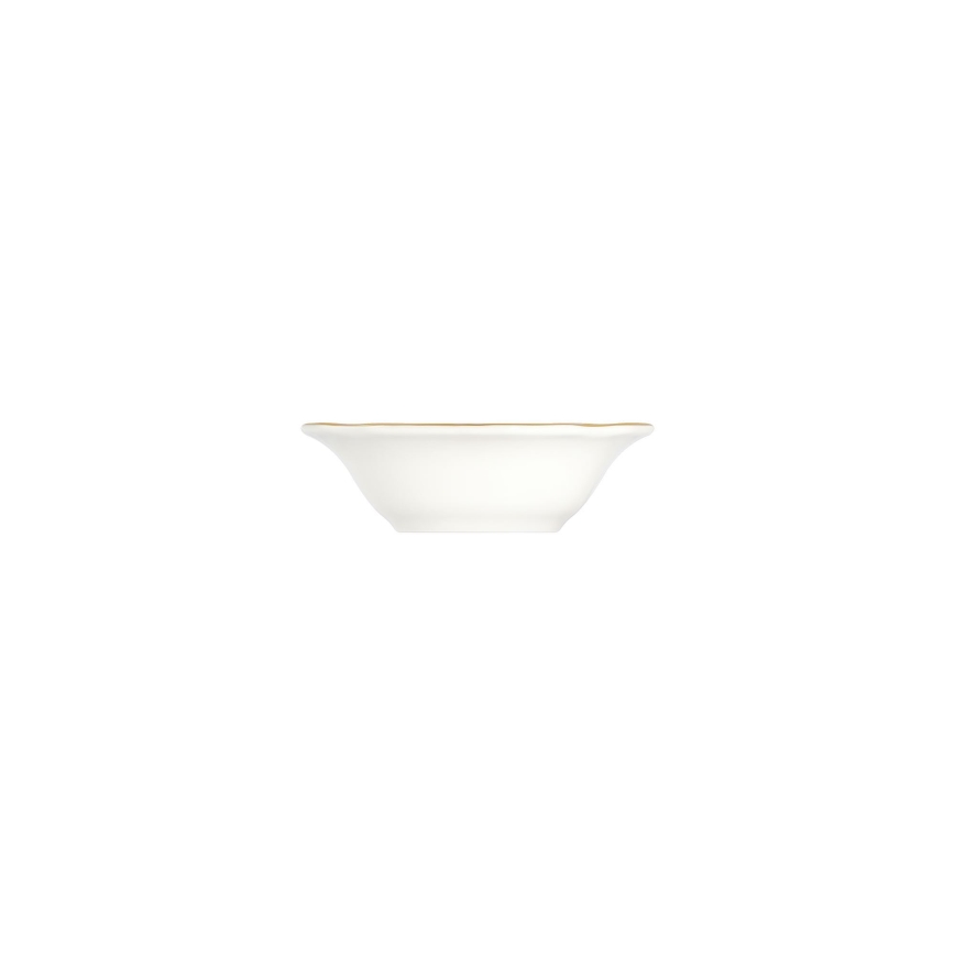 Komplet zastawy stołowej 53 części biały/złoty/porcelana
