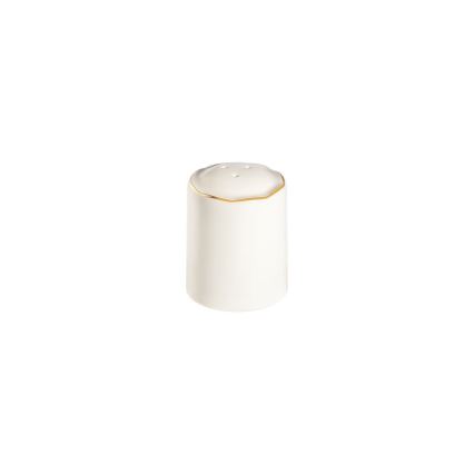 Komplet zastawy stołowej 53 części biały/złoty/porcelana