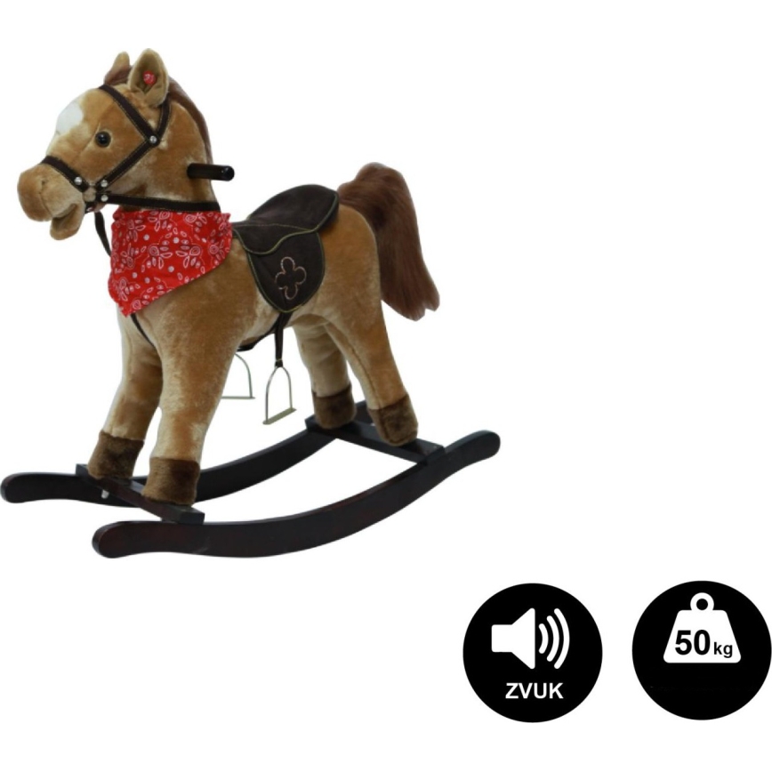 Konik na biegunach z melodią 3xAA