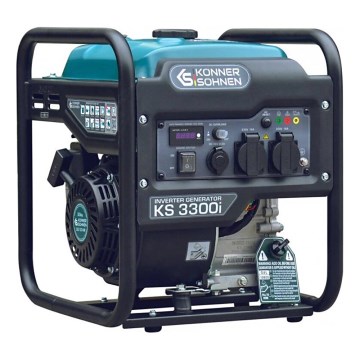 Könner & Söhnen 12111 - Inwertorowa elektrownia przenośna KS 3300i 3300W