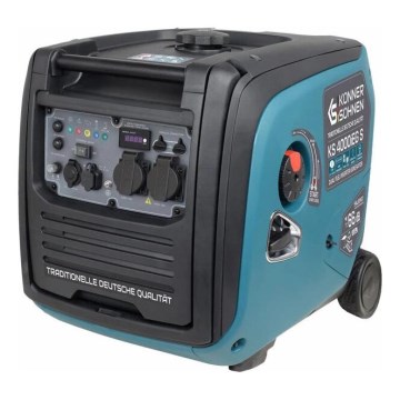 Könner & Söhnen 5106 - Generator elektryczny inwerterowy na gaz i benzynę KS 4000iEG S 4000W