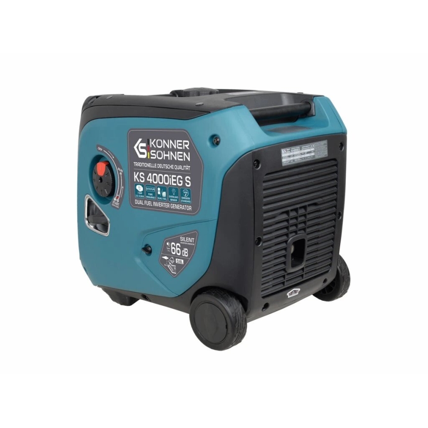 Könner & Söhnen 5106 - Generator elektryczny inwerterowy na gaz i benzynę KS 4000iEG S 4000W