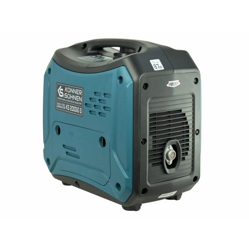 Könner & Söhnen KS7869 - Generator elektryczny inwerterowy na gaz i benzynę KS 2000iG S 2000W