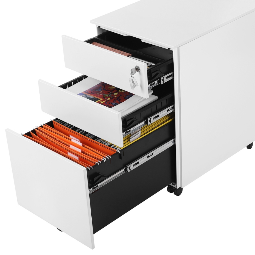 Kontener biurowy SECURIO, biały