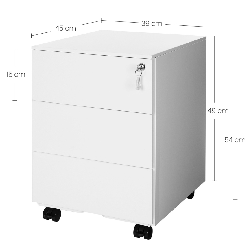 Kontener biurowy SECURIO biały