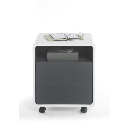 Kontener biurowy TEO biały/antracyt