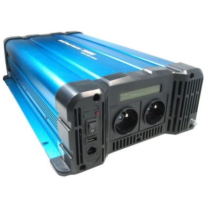 Konwerter napięcia 3000W/24/230V + remote control