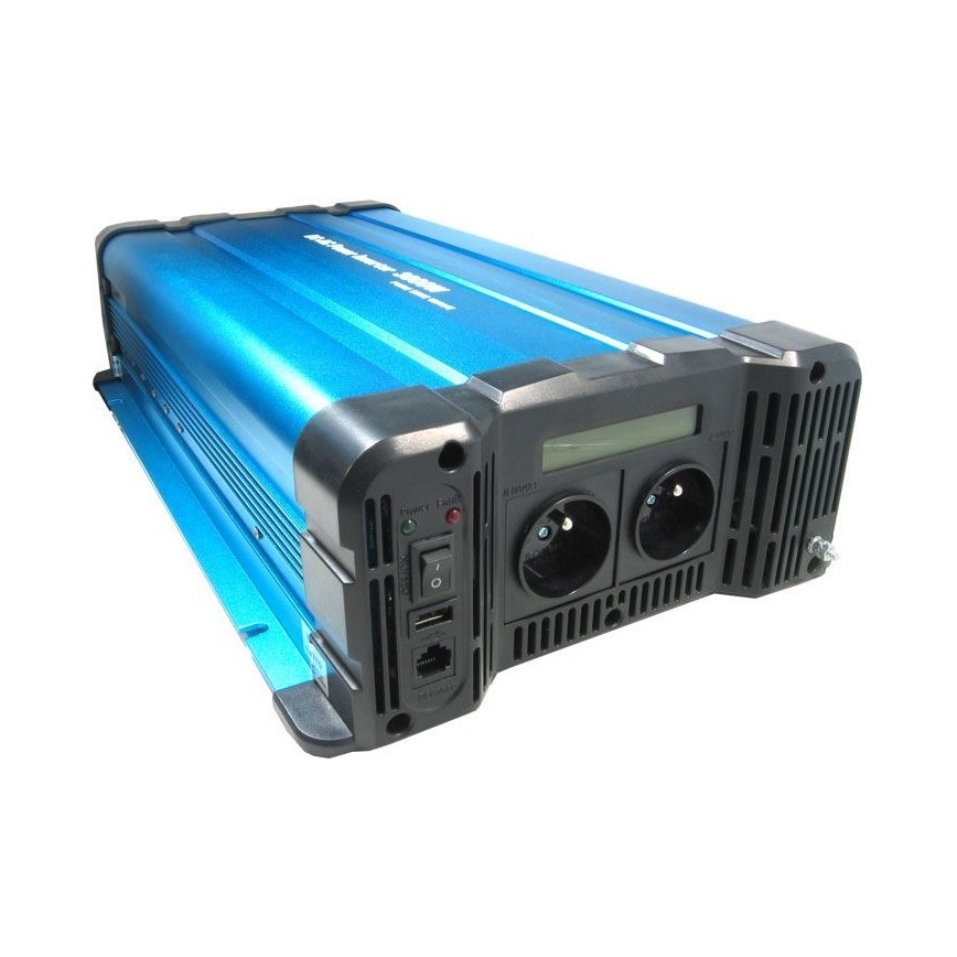 Konwerter napięcia 3000W/24/230V + remote control