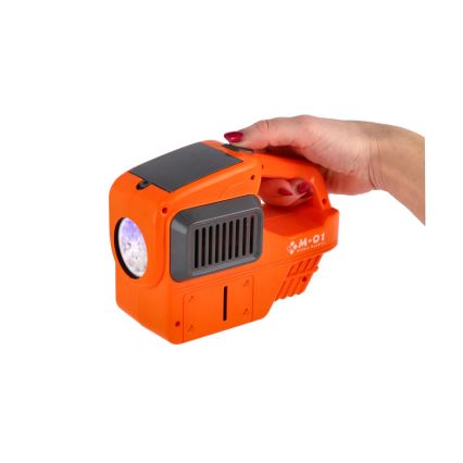 Kosiarka z dmuchawką do baniek i oświetleniem, zasilanie 4xAA