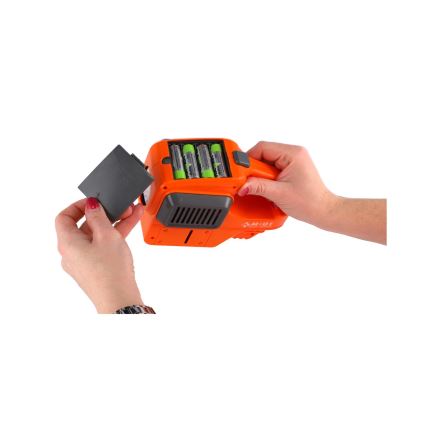 Kosiarka z dmuchawką do baniek i oświetleniem, zasilanie 4xAA