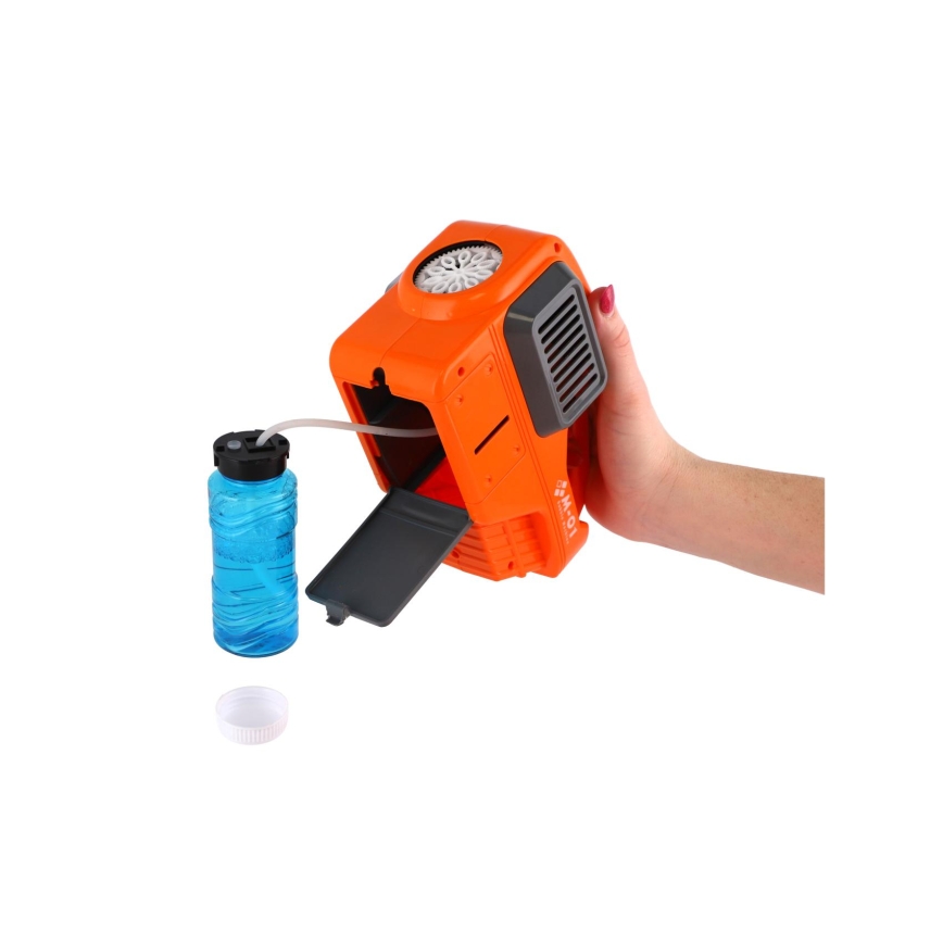 Kosiarka z dmuchawką do baniek i oświetleniem, zasilanie 4xAA