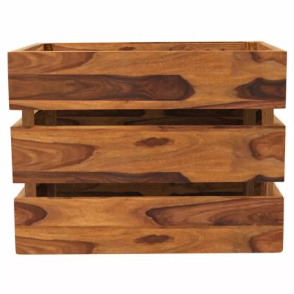 Kosz na czasopisma GANI 30x40 cm lite drewno/palisander