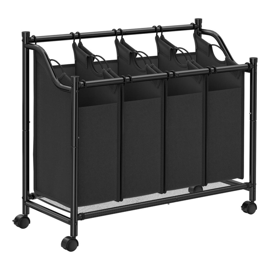 Kosz na pranie LINA czarny