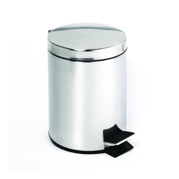 Kosz na śmieci 30x45 cm stal nierdzewna/srebrny