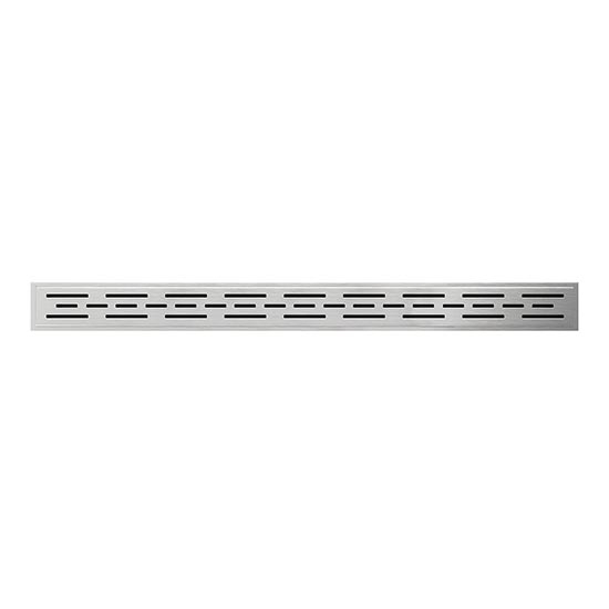 Kratka odpływowa 90 cm stal nierdzewna/srebrna