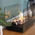 Kratki - Kominek BIO 40,2x70 cm 2kW czarny