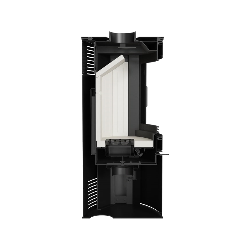 Kratki - Kominek stalowy 10kW 150mm