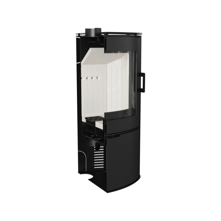 Kratki - Kominek stalowy 10kW 150mm