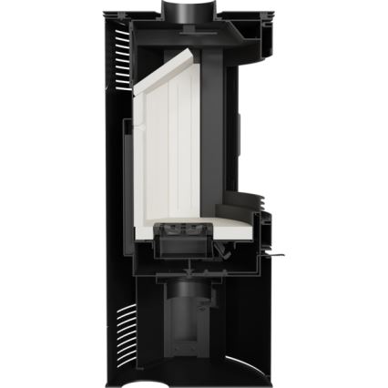 Kratki - Kominek stalowy 10kW 150mm