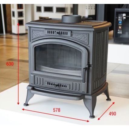 Kratki - Żeliwne piece kominkowe 8kW 150mm