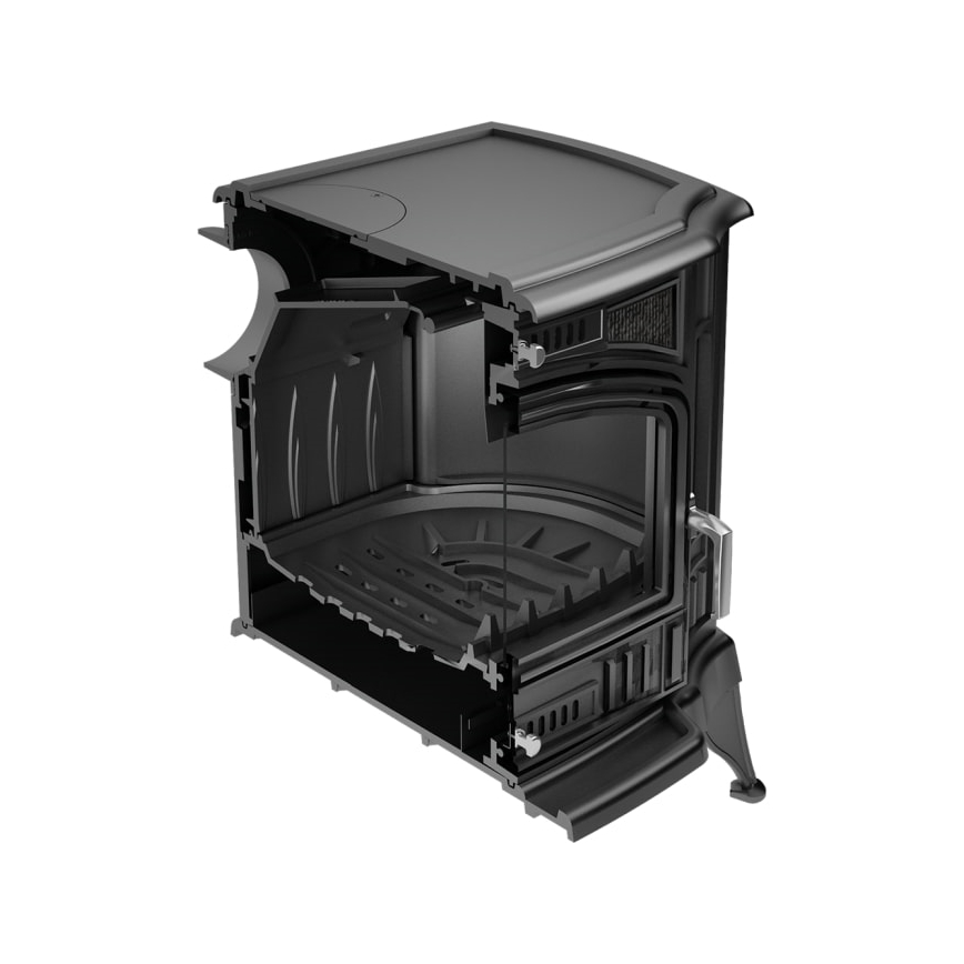 Kratki - Kominek żeliwny 10kW 150mm