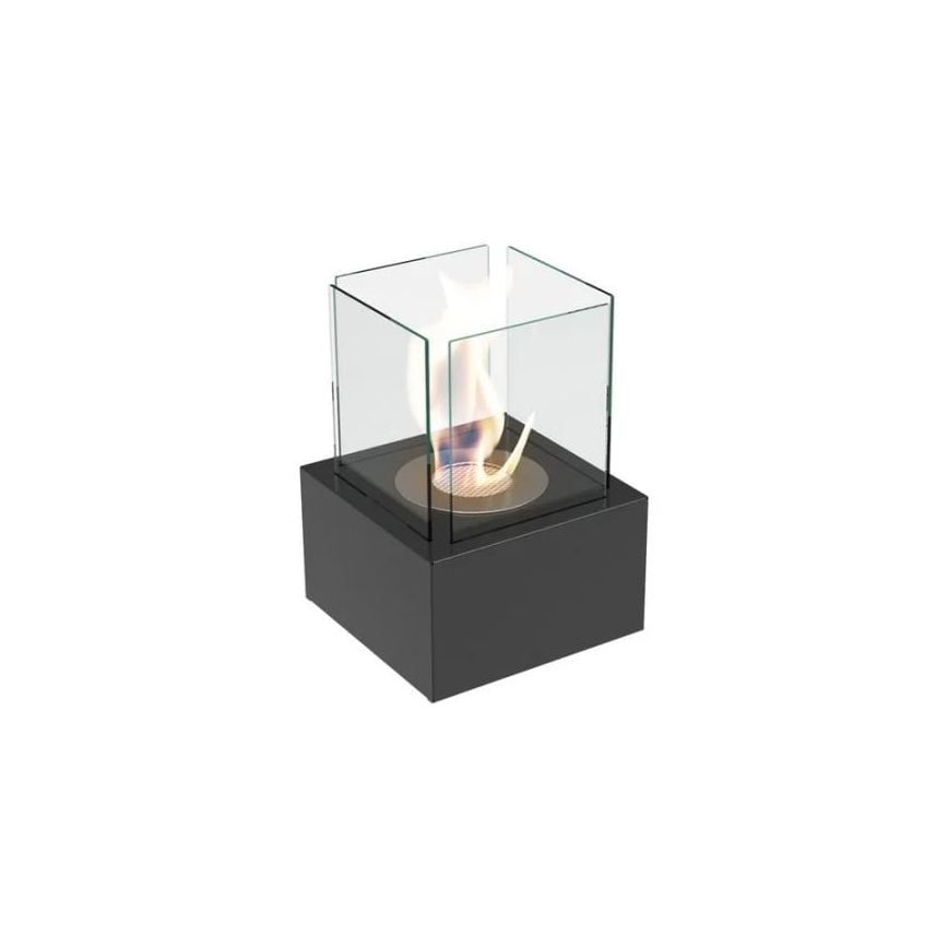 Kratki - BIO kominek 35,3x25 cm 1kW czarny