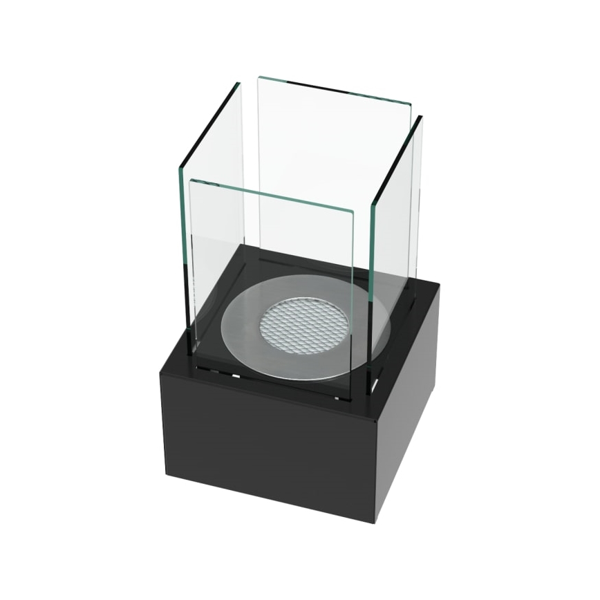 Kratki - BIO kominek 35,3x25 cm 1kW czarny