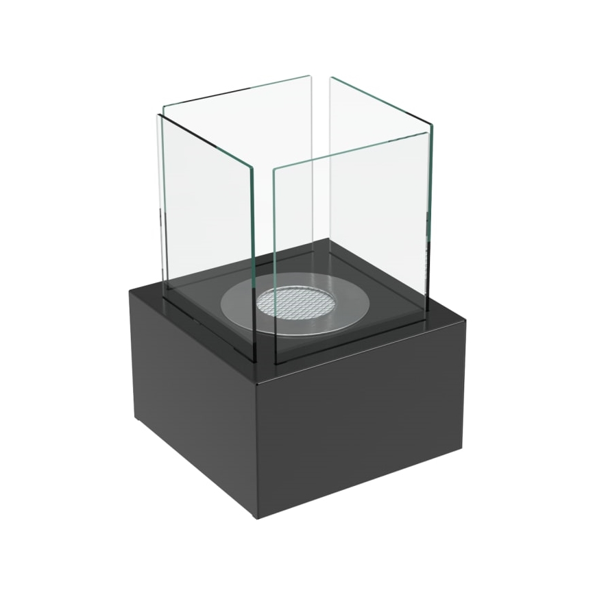 Kratki - BIO kominek 35,3x25 cm 1kW czarny