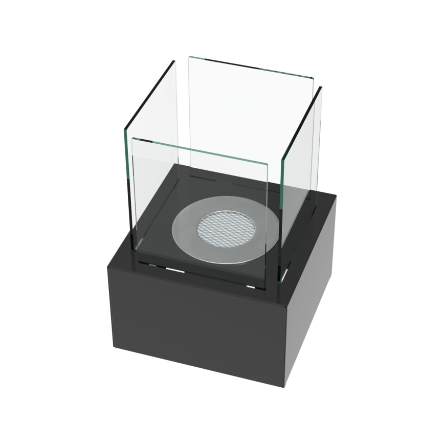 Kratki - BIO kominek 35,3x25 cm 1kW czarny