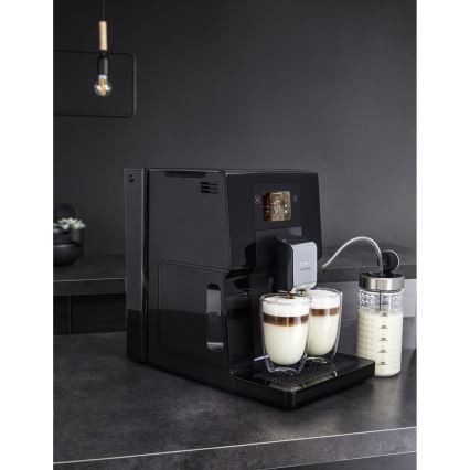 Krups - Automatyczny ekspres do kawy z pojemnikiem na mleko INTUITION PREFERENCE 1450W/230V czarny
