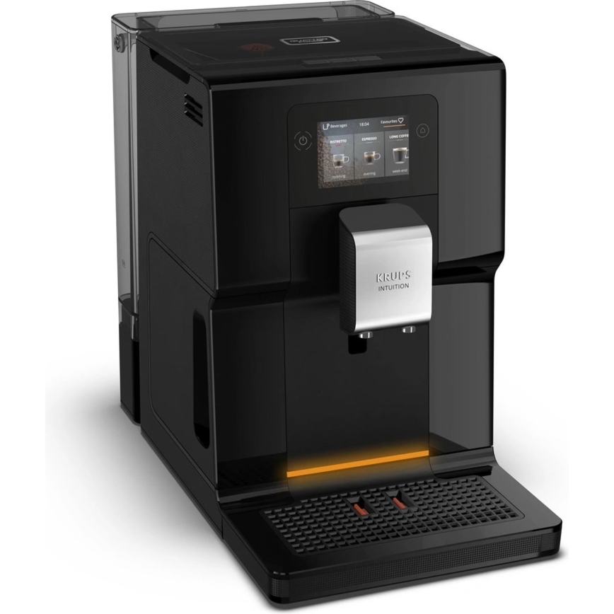 Krups - Automatyczny ekspres do kawy z pojemnikiem na mleko INTUITION PREFERENCE 1450W/230V czarny