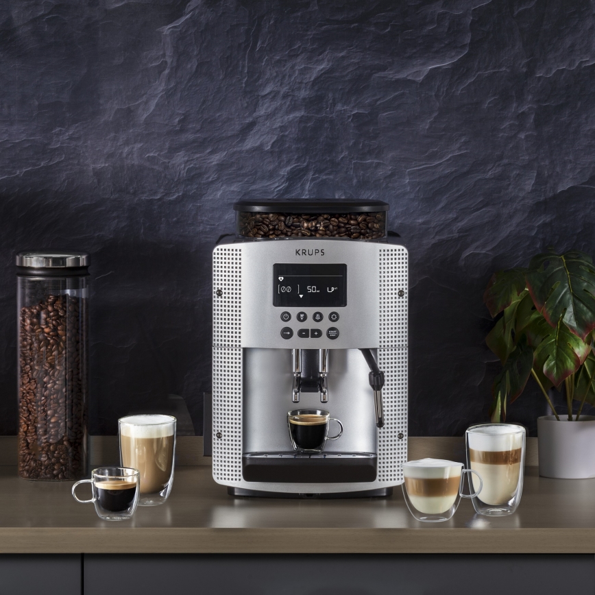 Krups - Automatyczny ekspres do kawy ESSENTIAL 1450W/230V srebrny
