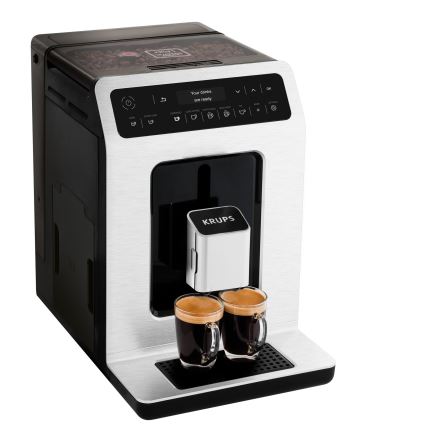 Krups - Automatyczny ekspres do kawy z pojemnikiem na mleko EVIDENCE 1450W/230V biały
