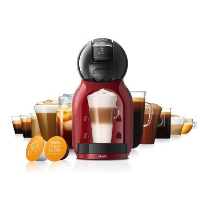 Krups - Ekspres do kawy na kapsułki NESCAFÉ DOLCE GUSTO MINI ME 1500W/230V czerwono-czarny